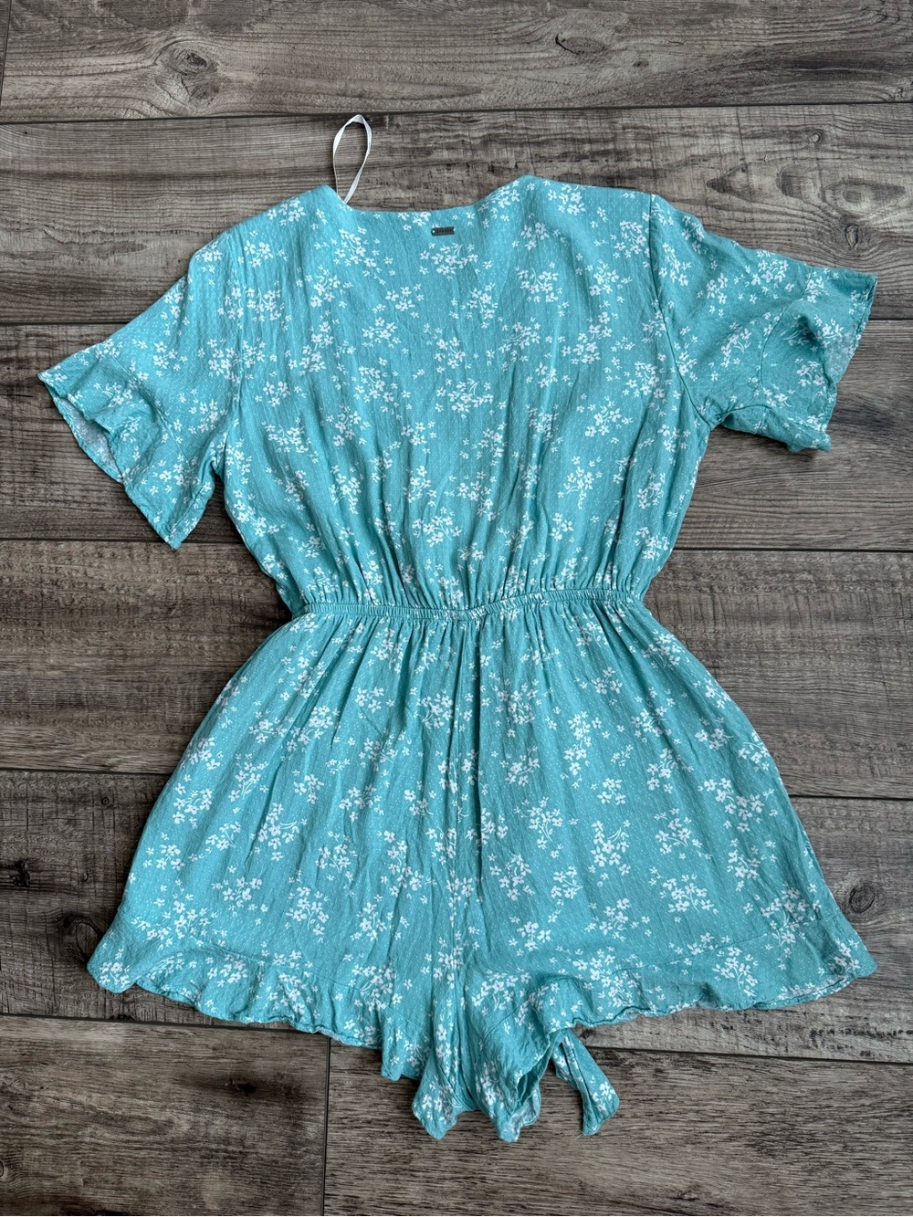 Ghanda Australia Ava playsuit in green moss floral - Picture 8 of 8